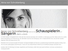 Tablet Screenshot of annavonschrottenberg.de